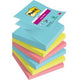 Post-it® z-notes post-it super sticky 76x76mm assorti pak 6 stuks 90 vel