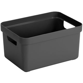 Sunware sigma home opbergbox 13l antraciet 35,2 x 25,3 x 18,3 cm