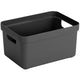 Sunware sigma home opbergbox 13l antraciet 35,2 x 25,3 x 18,3 cm