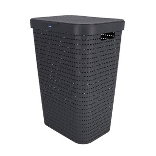 Rotho country wasmand 55l antraciet
