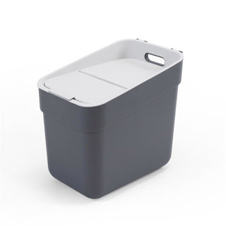 Load image into Gallery viewer, Curver ready to collect prullenbak - 20 liter - donkergrijs lichtgrijs
