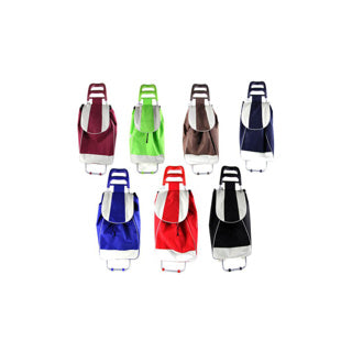 Boodschappen trolley 38 liter assorti | 2 stuks