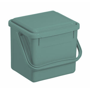 Rotho bio compostemmer - gft afvalbak 5l - bpa vrij - groen