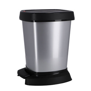 Load image into Gallery viewer, Rotho paso pedaalemmer 6l zilver metallic
