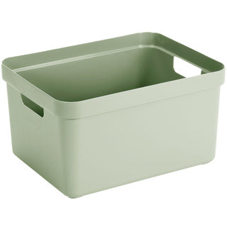 Sigma home opbergbox 32l groen 445x345x243mm | 2 stuks