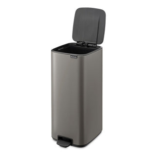 Load image into Gallery viewer, Brabantia bo pedaalemmer - 30 liter - platinum
