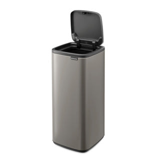 Brabantia bo touch bin prullenbak - 30 liter - platinum