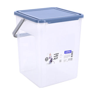 Rotho waspoederbox 9l horizon blauw transparant