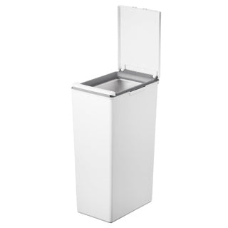 Eko - morandi touch 40 liter - plastic - wit - prullenbak