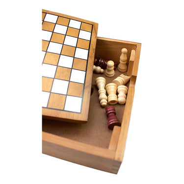 Tactic schaken – bordspel – classic games – houten schaakspel – 32 stukken – vanaf 7 jaar