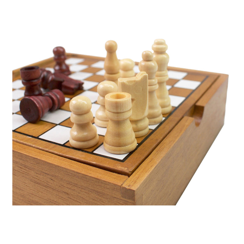 Load image into Gallery viewer, Tactic schaken – bordspel – classic games – houten schaakspel – 32 stukken – vanaf 7 jaar
