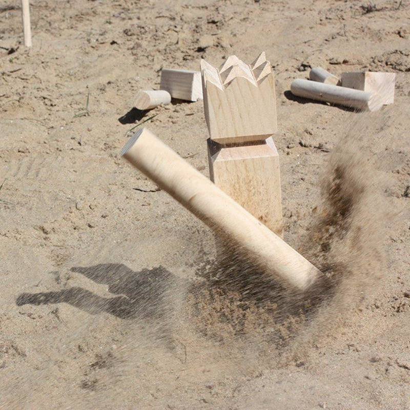 Load image into Gallery viewer, Tactic kubb – vang- en werpspel – origineel zweeds werpspel in handige draagbare doos – duurzaam grenenhout
