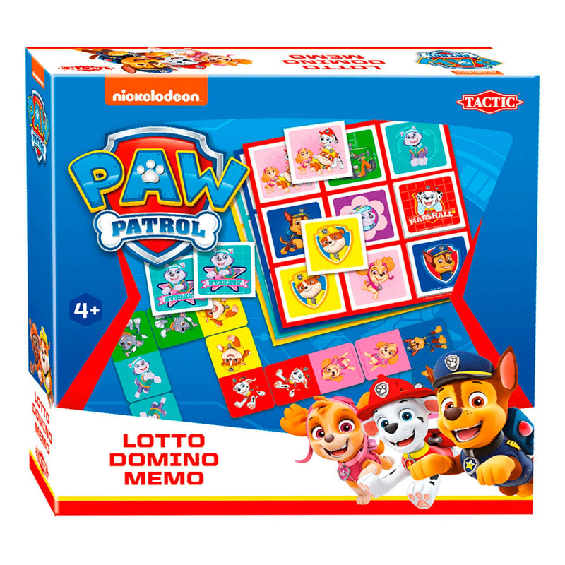 Load image into Gallery viewer, Selecta paw patrol lotto domino memo - 3 in 1
