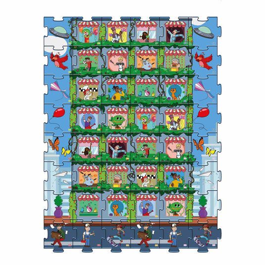 Biobuddi 2in1 puzzel en memo city life