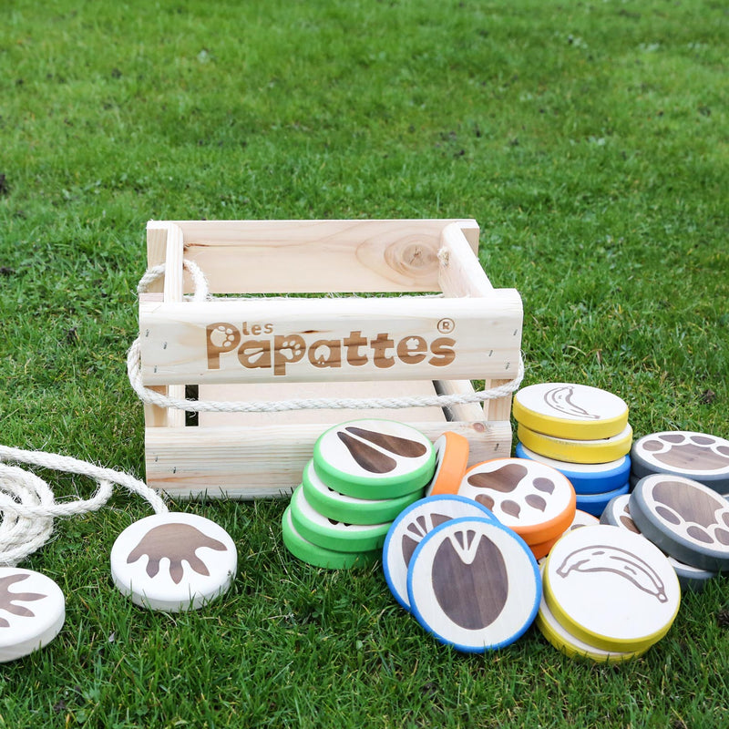 Load image into Gallery viewer, Selecta houten buitenspel les papattes
