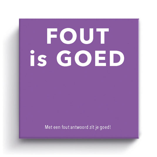 Selecta gift game: fout is goed kaartspel