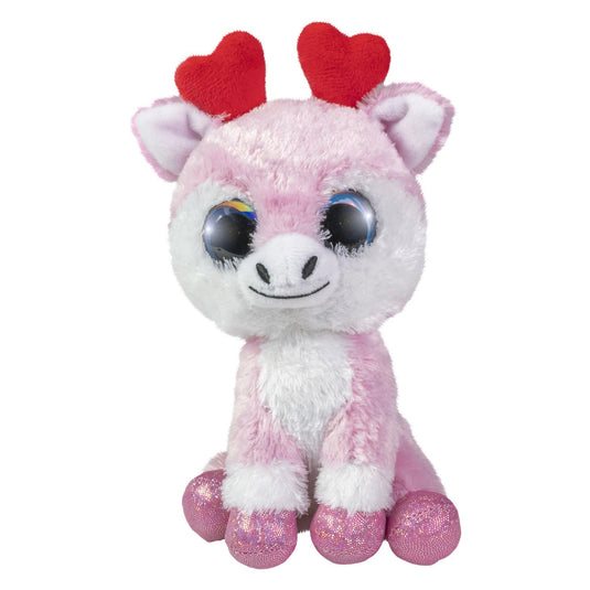 Lumo stars knuffel - rendier love, 15cm