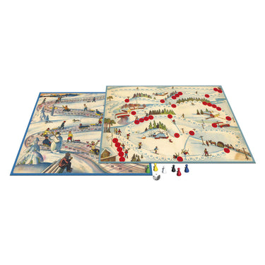 Tactic spellen van toen: sleetje rijden ski club – bordspel – familiespel – vanaf 4 jaar – 2-6 spelers
