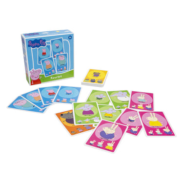 Tactic peppa pig kwartet – kaartspel – kinderspel – vanaf 4 jaar – 2-4 spelers
