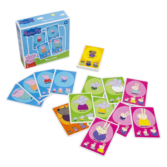 Tactic peppa pig kwartet – kaartspel – kinderspel – vanaf 4 jaar – 2-4 spelers