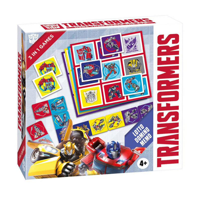Load image into Gallery viewer, Tactic transformers 3in1 memo lotto domino
