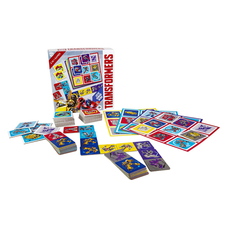 Load image into Gallery viewer, Selecta transformers 3in1 memo lotto domino
