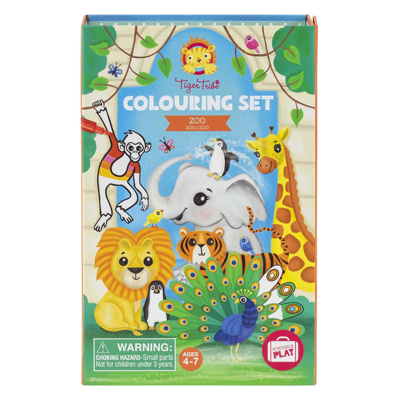 Load image into Gallery viewer, Selecta kleurset - dierentuin
