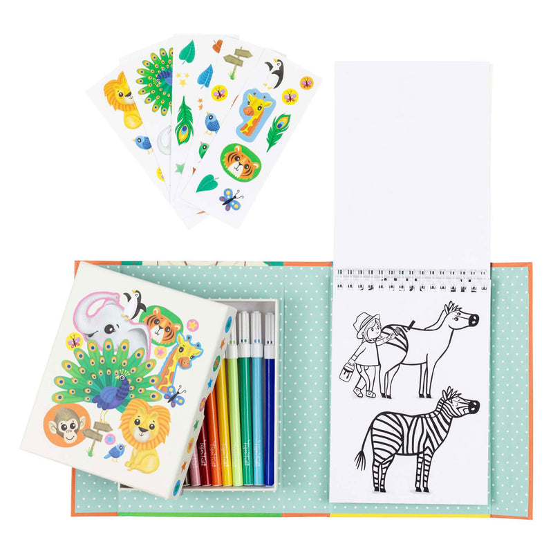 Load image into Gallery viewer, Selecta kleurset - dierentuin
