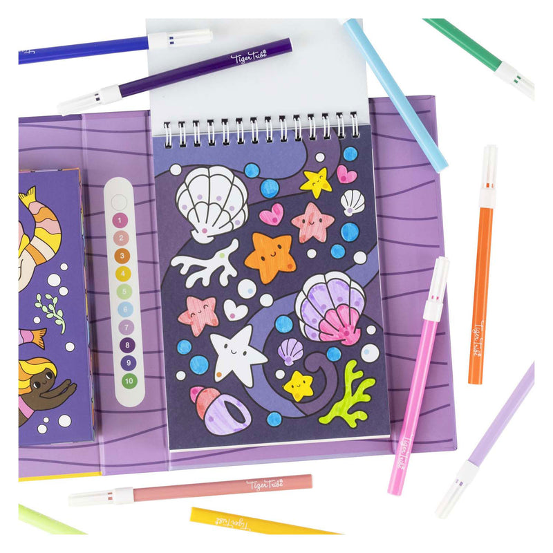 Load image into Gallery viewer, Selecta kleuren op nummer - zeemeerminnen en vrienden
