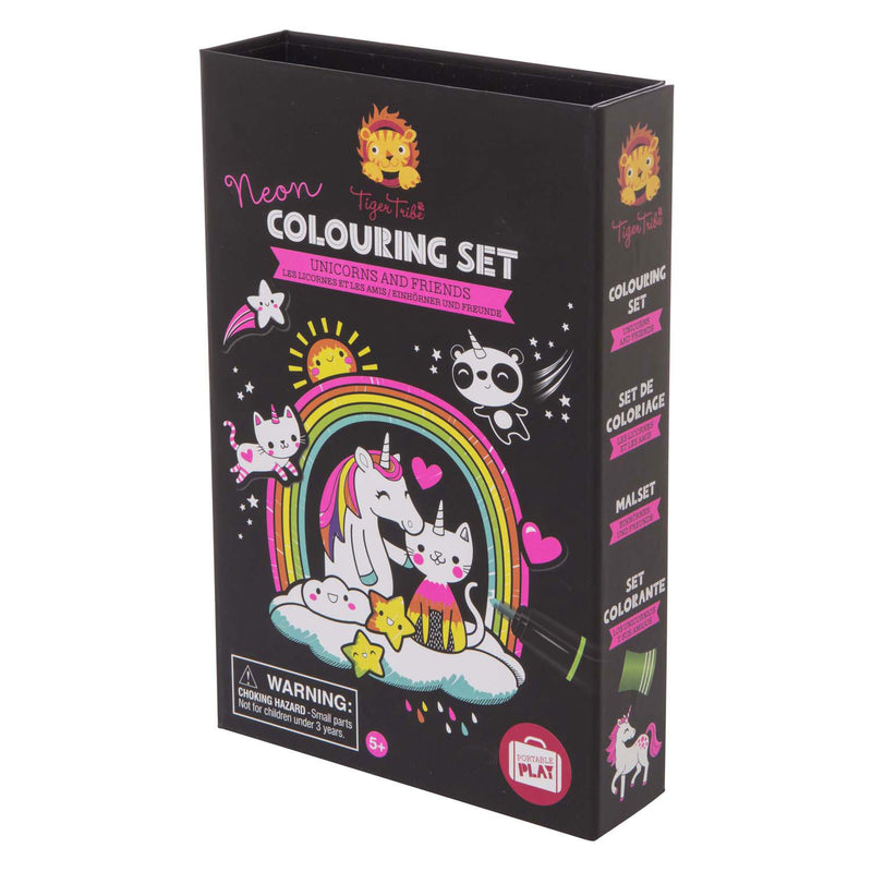 Load image into Gallery viewer, Selecta neon kleurset - eenhoorns en vrienden

