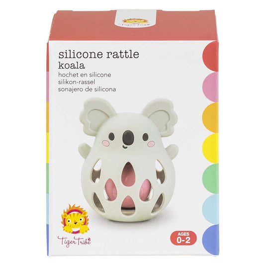 Selecta siliconen rammelaar - koala