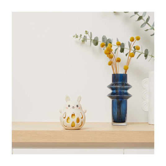 Selecta siliconen rammelaar - konijn