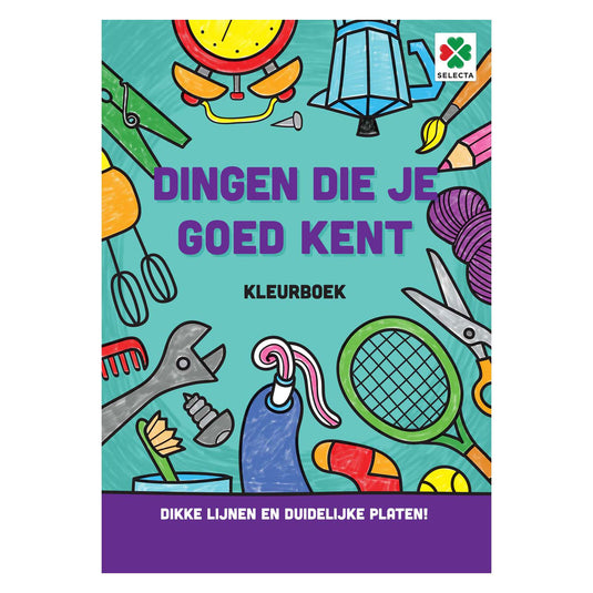 Selecta dingen die je goed kent kleurboek