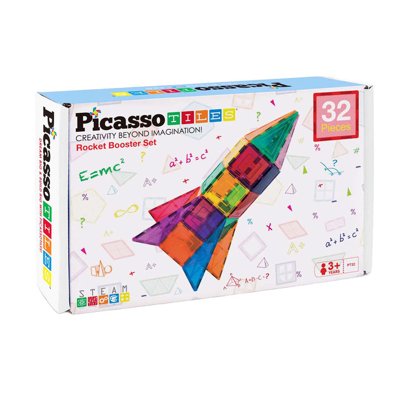 Load image into Gallery viewer, Selecta picassotiles rocket booster - magnetische bouwtegels, 32dlg.
