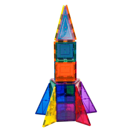 Selecta picassotiles rocket booster - magnetische bouwtegels, 32dlg.