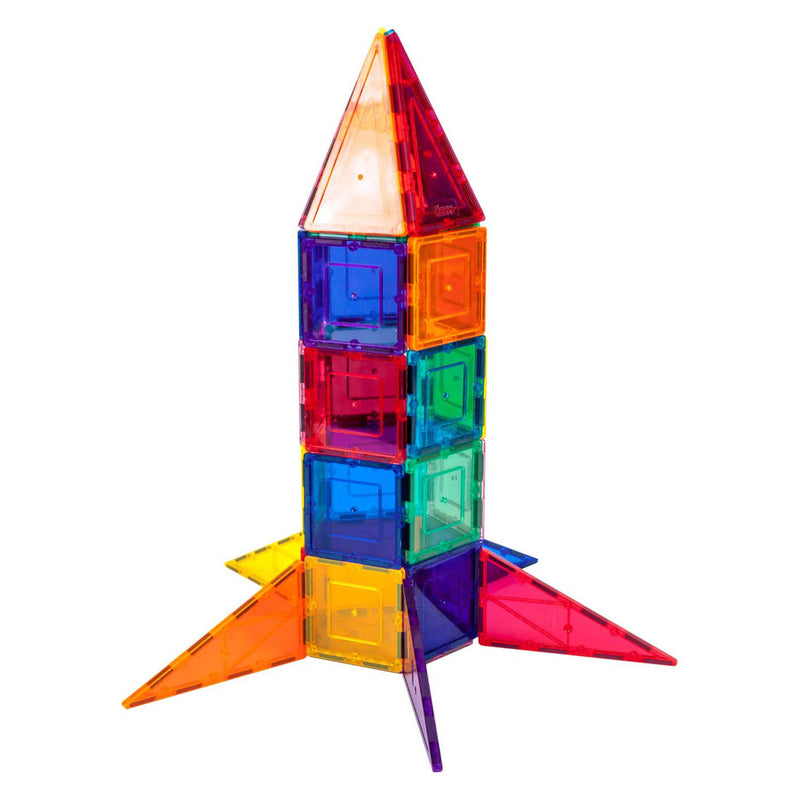 Load image into Gallery viewer, Picasso tiles tactic - constructiespeelgoed - magnetic tiles - magnetische tegels - rocket booster - stem speelgoed - creatief bouwspeelgoed - 32-delig - vanaf 3 jaar
