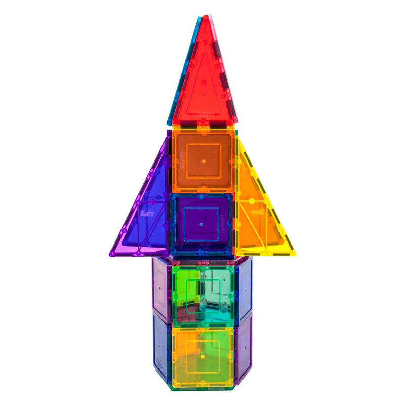 Load image into Gallery viewer, Picasso tiles tactic - constructiespeelgoed - magnetic tiles - magnetische tegels - rocket booster - stem speelgoed - creatief bouwspeelgoed - 32-delig - vanaf 3 jaar
