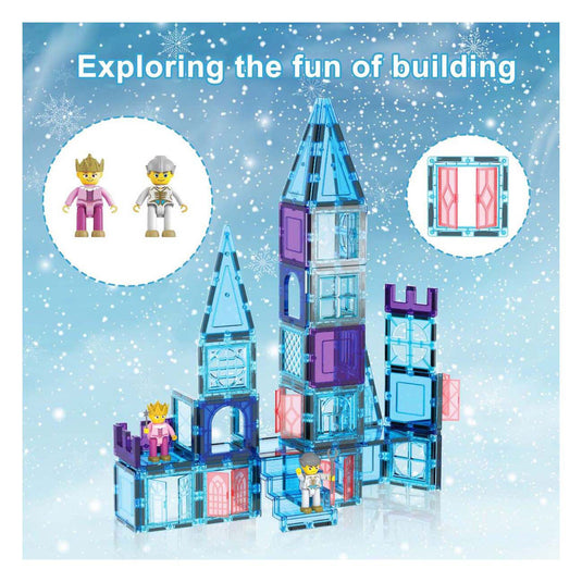 Selecta picassotiles winter theme - magnetische bouwtegels, 72dlg.