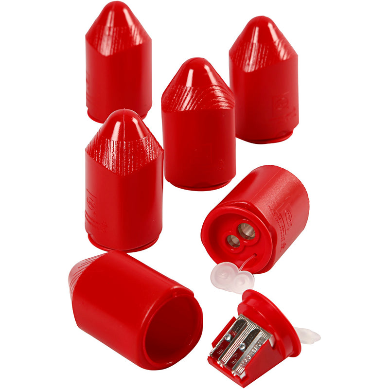 Load image into Gallery viewer, Https: www.cchobby.nl puntenslijper-h-8-5-cm-rood-1-stuk
