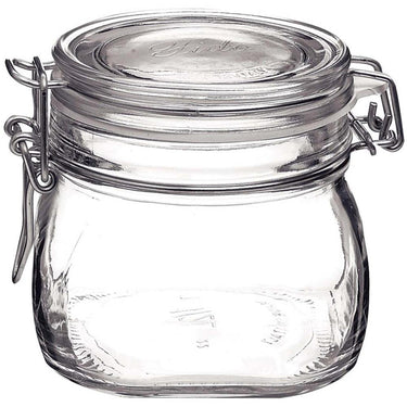 Rocco bormioli bormioli weckpot inmaakpot vierkant 0,5ltr fido pak a 6 st