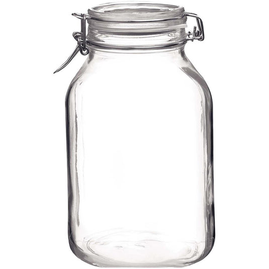Rocco bormioli bormioli weckpot inmaakpot vierkant 1,5ltr fido pak a 6 st.
