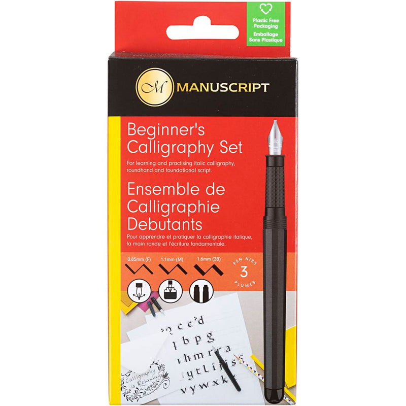 Load image into Gallery viewer, Https: www.cchobby.nl kalligrafeer-set-voor-beginners-b-0-85-1-6-mm-zwart-1-set
