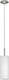 Eglo troy 3 - hanglamp - 1 lichts - ø105mm. - nikkel-mat - wit gelakt