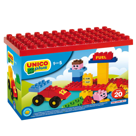 Unico set met bouwplaat - 20dlg