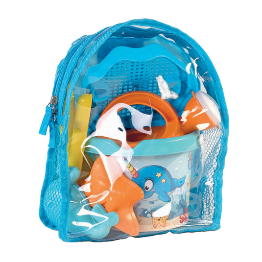 Androni rugzak met strandset walvis, 7dlg.