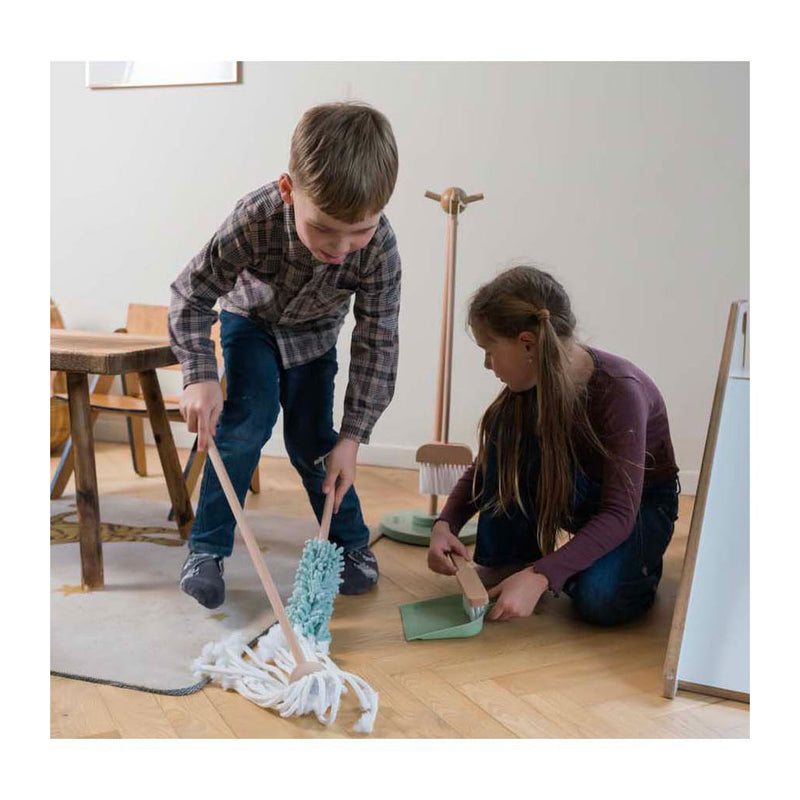 Load image into Gallery viewer, Dantoy houten schoonmaakset, 6dlg.
