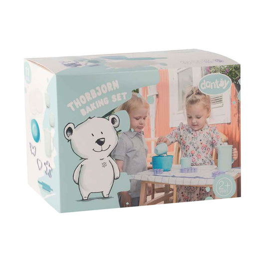 Dantoy koffie en bakset - kleurrijk speelgoed keukenset voor kinderen.