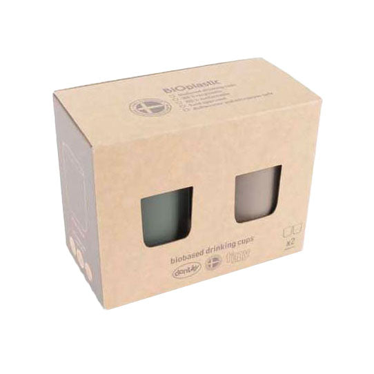 Load image into Gallery viewer, Dantoy bekerset mokka olijfgroen, 2dlg.
