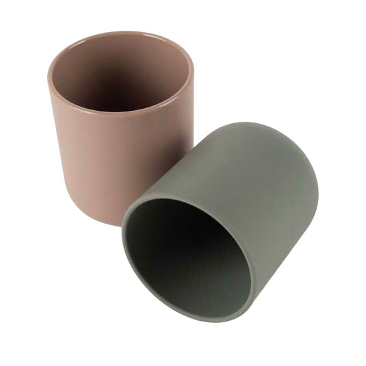 Dantoy bekerset mokka olijfgroen, 2dlg.