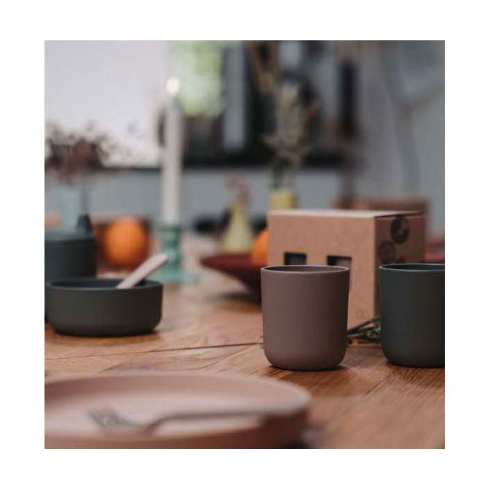 Load image into Gallery viewer, Dantoy bekerset mokka olijfgroen, 2dlg.
